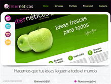 Tablet Screenshot of interneticos.com